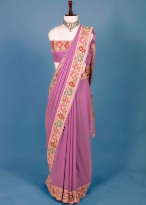 Pure Banaras Chiffon Khaddi Saree