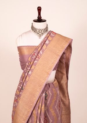 Pure Banarasi Tussar silk Handloom Saree