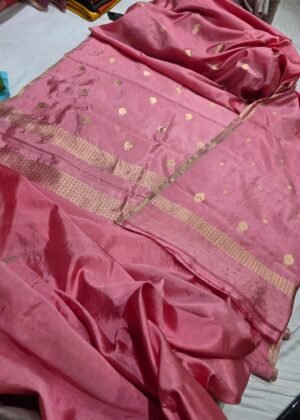 Pura banarasi Silk katan suit dupatta bottom 3 ps