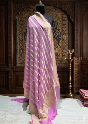 Pura banarasi chiffon khaddi georgette dupatta
