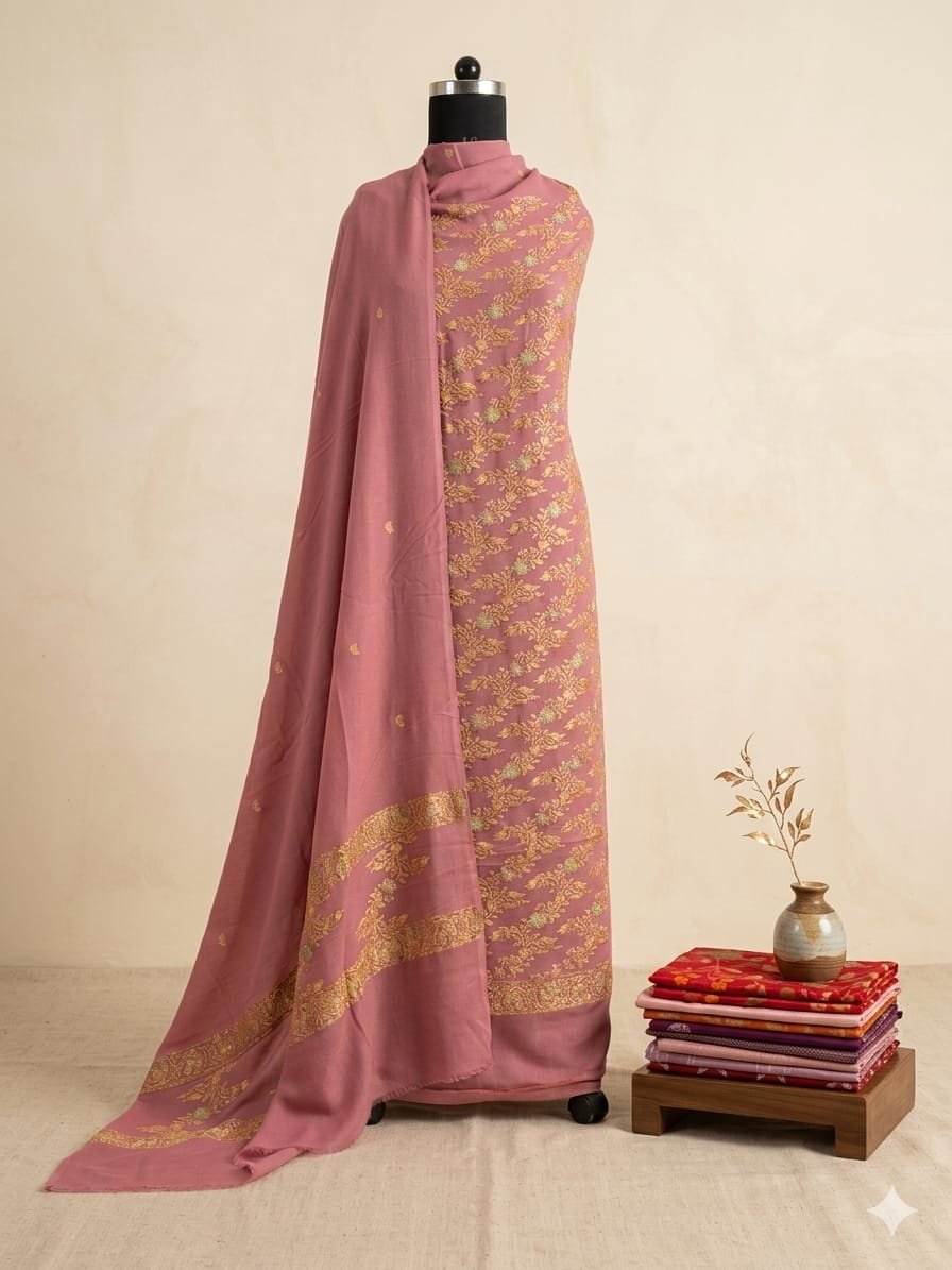 Pure banarasi chiffon khaddi georgette designer suit