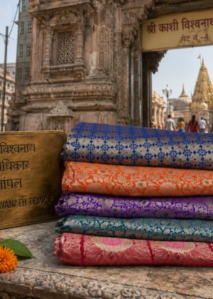 Pure Banarasi Silk Katan Cutwork tanchui saree
